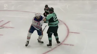 NHL Fight - Oilers @ Kraken - 30/12/2022