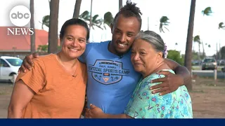 Lahaina resident tells story of saving lives during the wildfires | ABCNL