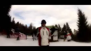 Freestyle Snowboarding in Trije Kralji [HD]
