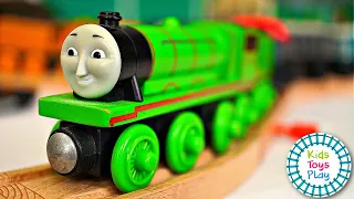Huge Thomas & Friends Wooden Railway Track Build