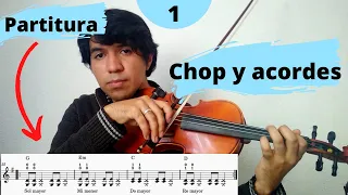 Chop y acordes en el violín | Tutorial | Parte 1