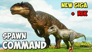 EVO Giga ARK Survival Ascended Spawn COMMAND | How To Summon PALEO REX Code ASA