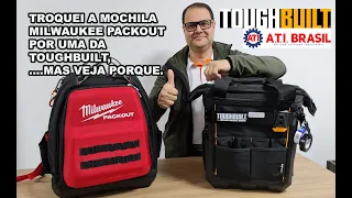 TROQUEI A MOCHILA MILWAUKEE PACKOUT POR UMA TOUGHBUILT BOLSA DE FERRAMENTAS COM TROLLEY  L -