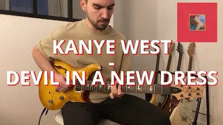 Kanye West - Devil A New Dress guitar solo cover