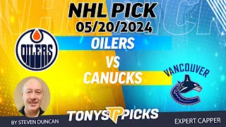 Edmonton Oilers vs Vancouver Canucks 5/20/24 NHL Picks & Predictions by Steven Duncan,