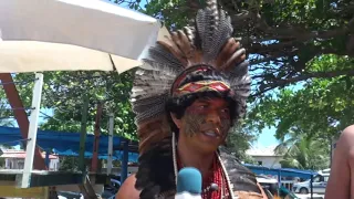 Em Evidência c/ Emilio Paganin,  Índios Pataxó De Porto Seguro (BA) Pajé Turê e Cacique  Hayuan