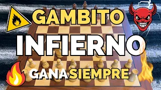 GANA 9/10 PARTIDAS con el GAMBITO INFIERNO🔥😱