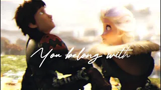 You Belong With Me part 4 - Hiccup x Anna ft Elsa