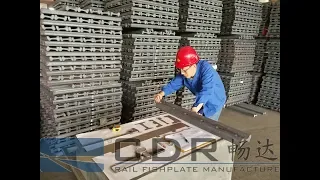 Manufacture of rail joint bar， rail fishplate & rail fish plate for railway