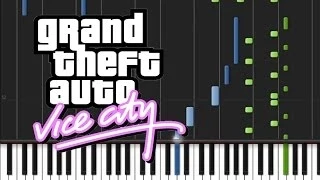 GTA Vice City - Main Title Theme [Piano Tutorial] (♫)