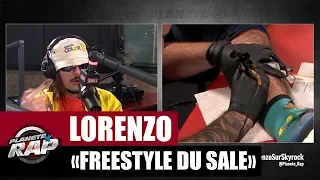 Lorenzo "Freestyle Du Sale" sous tatouage #PlanèteRap