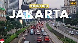 Jakarta INDONESIA - Downtown Walking Tour, Evening Rush Hour