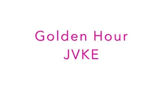 Golden Hour - JVKE - Chrome Music Lab (PerryTheSpy)