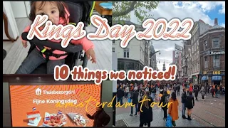 AMSTERDAM KINGS DAY 2022 || Things we've notice during the festival || The Campos Camp