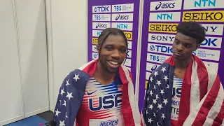 Noah Lyles Runs Third Leg On 4x4? U.S. Men Take Silver In 4x400m At World Indoor Championships