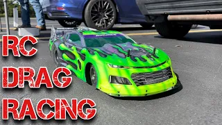 RC Drag Racing (Test & Tune + Crashes) OMGRC.com & 727 Mega RC