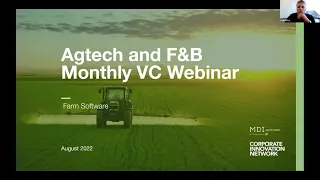 Agtech and F&B VC Webinar August 2022 - Farm IoT, Platform and Analytics