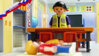 Миша и Андрей решили переночевать в школе Челендж на 24 часа Playmobil истории