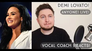 Vocal Coach Reacts! Demi Lovato! Anyone! Live @ The Grammys 2020!