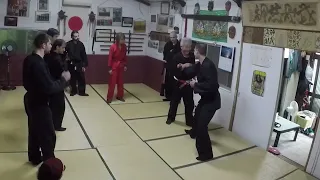 Ninjutsu Japan training. Gyokko Ryu with Ishizuka Sensei