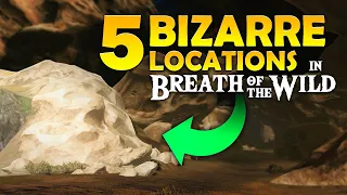 5 BIZARRE Locations in Zelda Breath of the Wild! (ft. Zeltik)