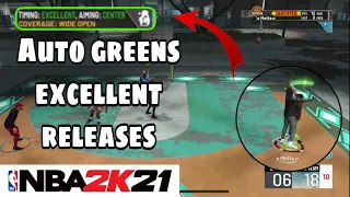 NBA 2K21 Auto green Jumpshot excellent releases + explosive behind the backs MOD script Cronuszen