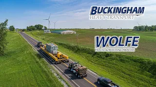 Massive Transformer Move in Iowa - Wolfe House Movers & Buckingham Heavy Transport