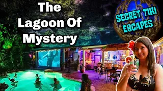 Dive Into Home Tiki Bar Culture [Lagoon of Mystery] Tour Walk-through Exotica
