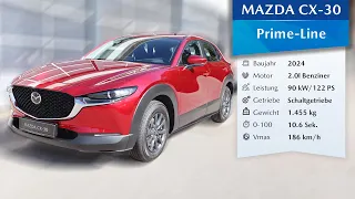 Mazda CX-30 2024 Prime-Line e-SKYACTIV G 2.0 M Hybrid FWD 122PS | 360° Ansicht + Innenraum (4K)