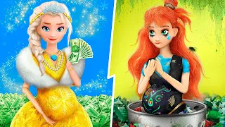 Rich Elsa e Anna Falida com seus Bebês / 32 Frozen DIYs