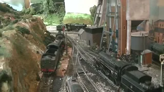 NEW LAYOUT IN LOFT ENGINE SHED [omitted from last video]