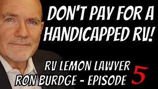 Getting an RV serviced? Avoid these mistakes! RV Lemon Lawyer Ron Burdge on what you need to know.