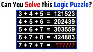 Can You Solve this Challenging Logic Puzzle? | Step-by-Step Explanation