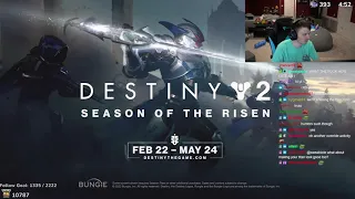 SWEATCICLE REACTS SEASON OF THE RISEN TRAILER - DESTINY 2 WITCH QUEEN