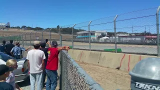 Gordon Murray T50 Laguna Seca lap 1