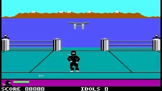 NINJA (PC/DOS) 1986, Mastertronic, Sculptured Software "Tandy/PCjr, CGA"