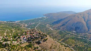 Albania 4K - Castle of Karos, Qeparo