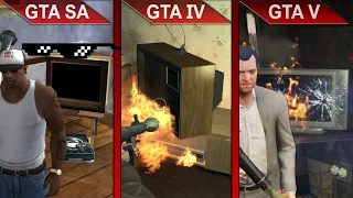 THE BIG GTA DESTRUCTION COMPARISON | GTA SA vs. GTA IV vs. GTA V | PC | ULTRA