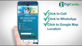 Digital Business Card | Digital Visiting Card | Mini Website with NFC Card, NFC DigiTAG and Standee