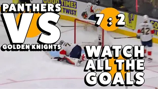 Stanley Cup Final Game 2 Highlights   Panthers vs  Golden Knights   June 5, 2023 All Goals #hockey