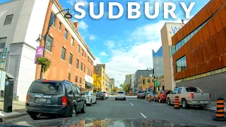 Sudbury Downtown Drive 4K - Ontario, Canada