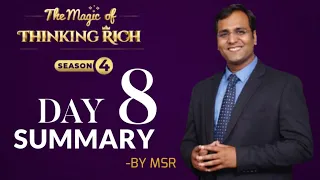 The Magic of Thinking Rich season 4 day 8 Summary By CoachMSR | Master the Art,Asking from Universe