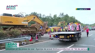 O PORȚIUNE DINTR-O AUTOSTRADĂ S-A PRĂBUȘIT AGRO TV News