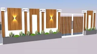 boundary wall!! design wall!! wall!! Enquiry call 9669626969 #wall #boundarywall