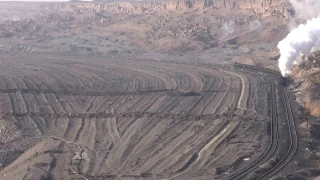 Steam of Sandaoling Coal Mine Railway China(Dec.2016) 4 中国・三道嶺炭鉱鉄道の蒸気機関車（2016年12月）4