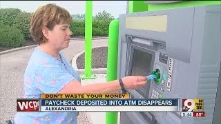 Be wary of depositing paycheck in ATM