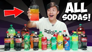 I Mixed Together EVERY SODA - Challenge & Hot Sauce Prank!