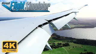 (4K) Microsoft Flight Simulator 2020 - MAXIMUM GRAPHICS - 787-10 Dreamliner Landing At Arlanda