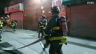 **Intense Early Arrival Rescues** Massive Subway Fire Traps Riders Underground [ 2nd Alarm Box 7441]