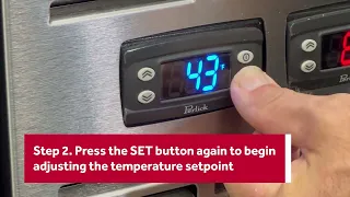 How to Adjust the Temperature Setpoint on a Perlick Back-Bar Beer Cooler